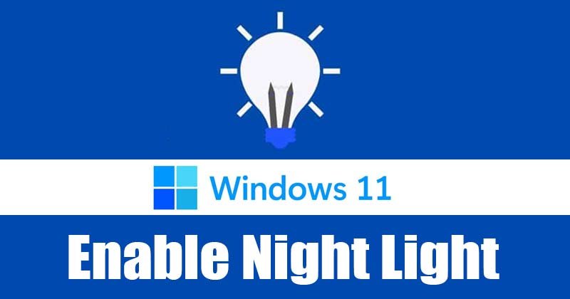 Как включить функцию ночного освещения Windows 11 1