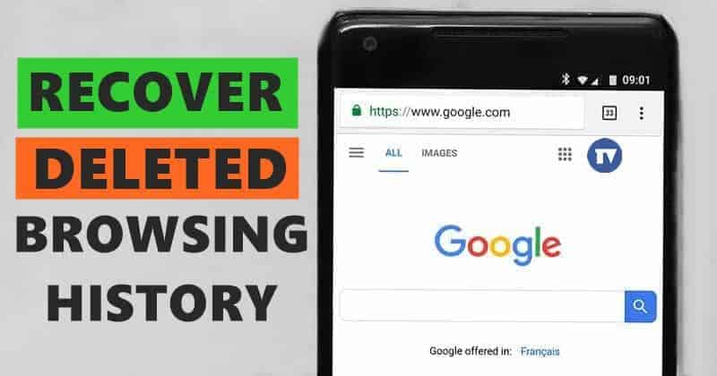 Как восстановить удаленную историю просмотров на Android