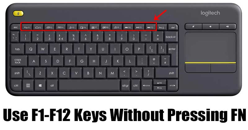 Как использовать функциональные клавиши, не нажимая Fn (Windows 10)