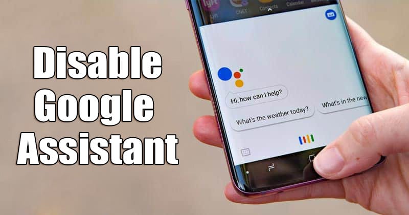 Как отключить Google Assistant на устройстве Android