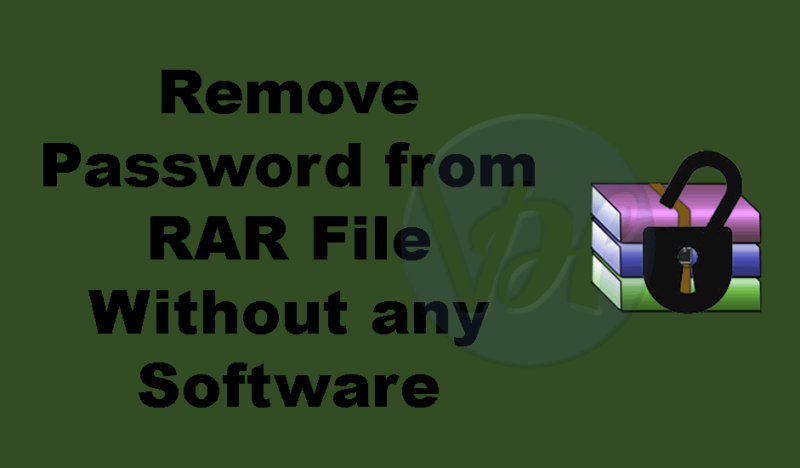 Open Password Protected RAR File Without Software