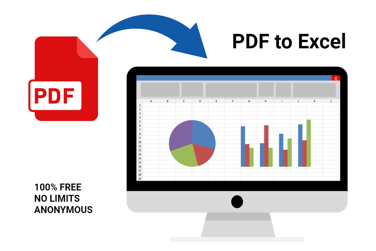 Как преобразовать PDF в лист Excel без использования внешнего программного обеспечения? 1