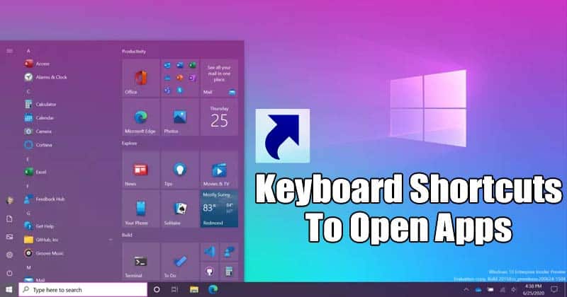 Как создавать сочетания клавиш для открытия программ в Windows
