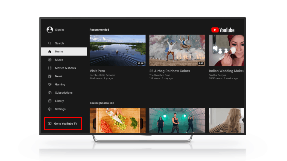 Мелкие Google добавляет YouTube Ярлык для ТВ YouTube Приложение на Roku