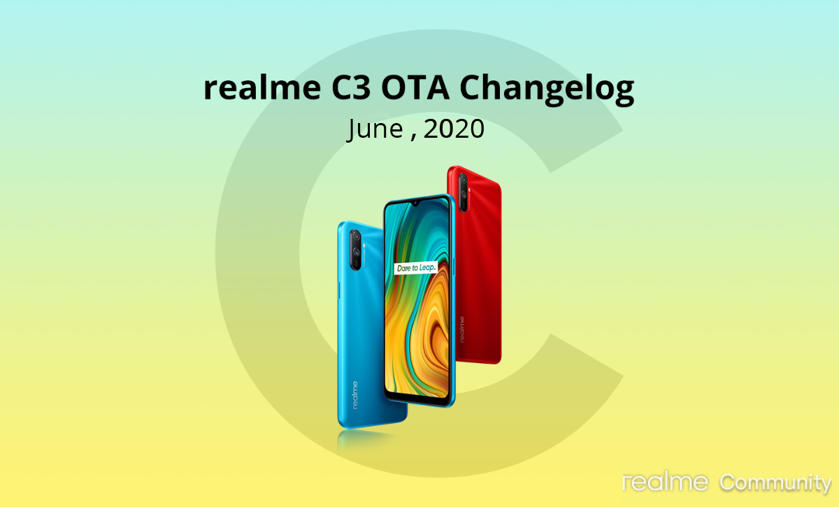 Обновление Realme C3 OTA с развертыванием исправления безопасности за июнь 2020 г. 1