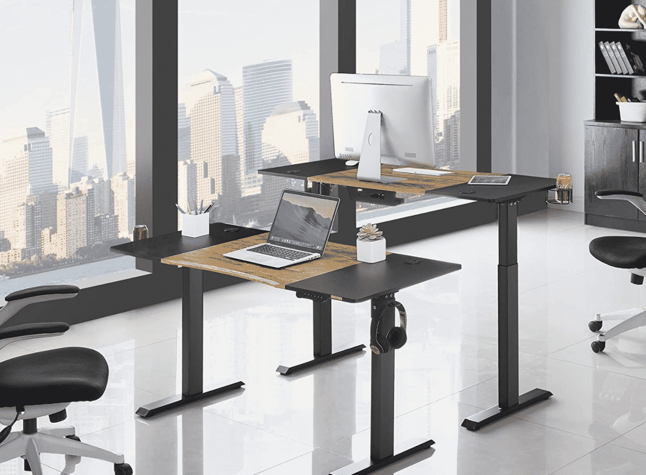 Neck and Eye-Friendly Electric Standing Desk