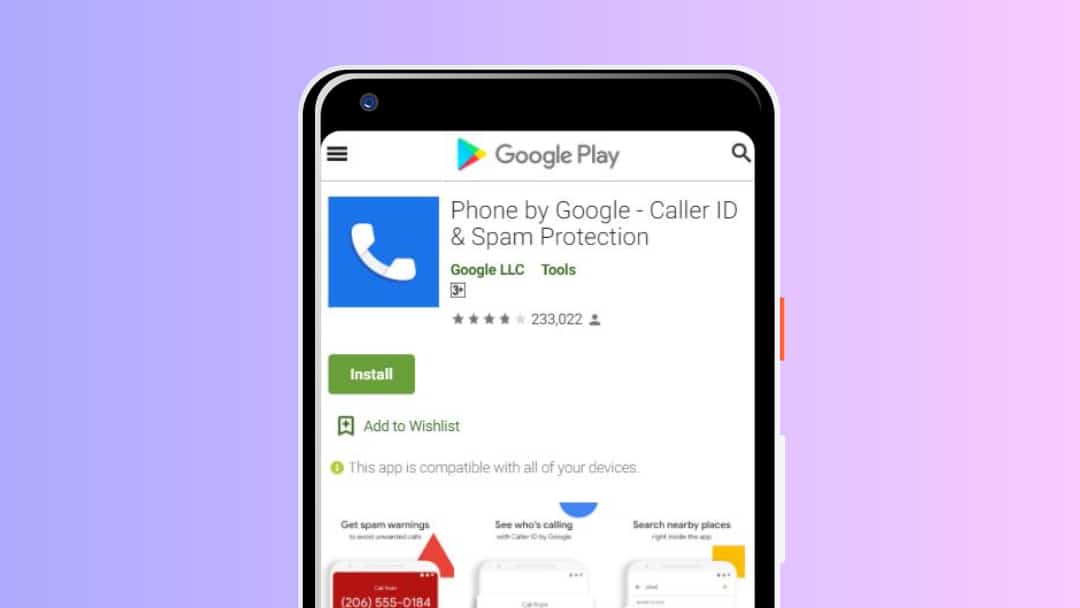 Приложение Google "Телефон" переименовано в "Телефон от Google"