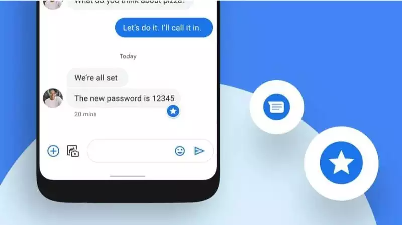 Сообщения Google позволяют пользователю помечать тексты, фото / видео на Android 10