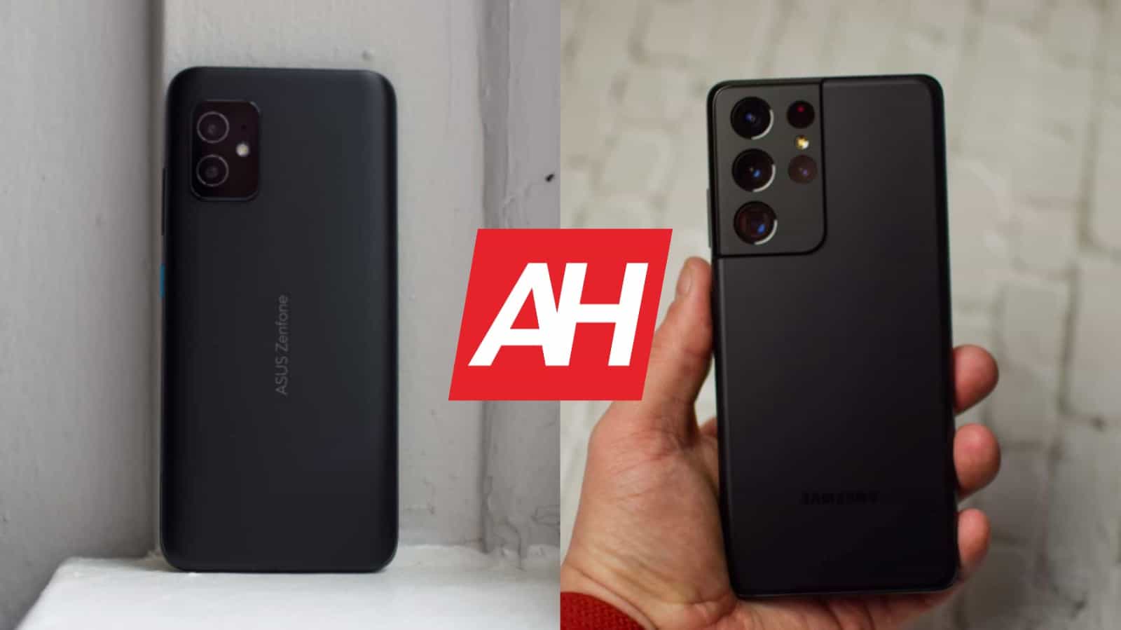 Сравнение телефонов: ASUS ZenFone 8 против Samsung Galaxy S21 Ультра