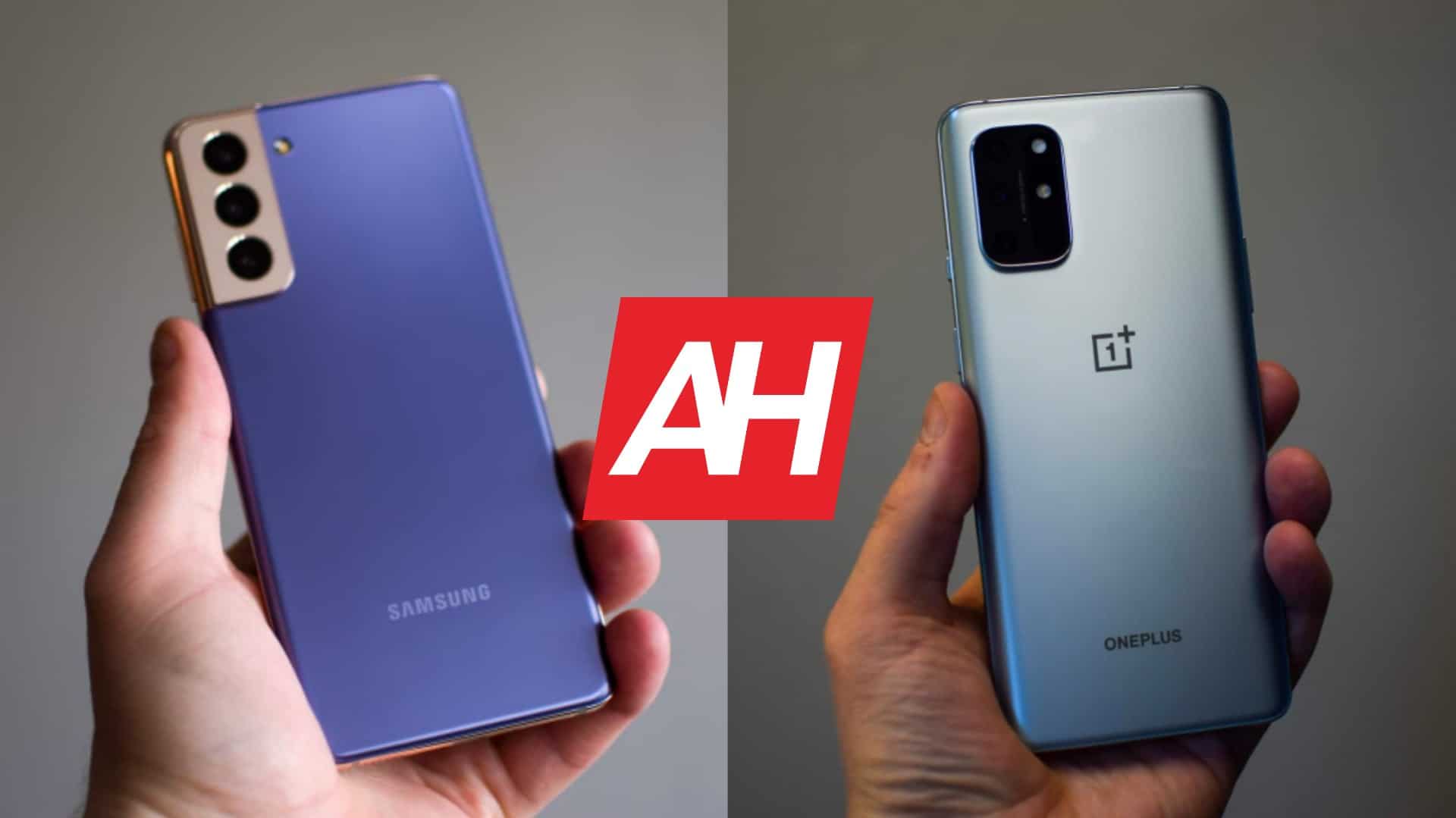Сравнение телефонов: Samsung Galaxy S21 + против OnePlus 8T