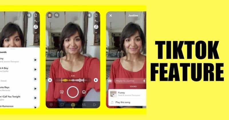 Функция TikTok Like Music переходит в Snapchat