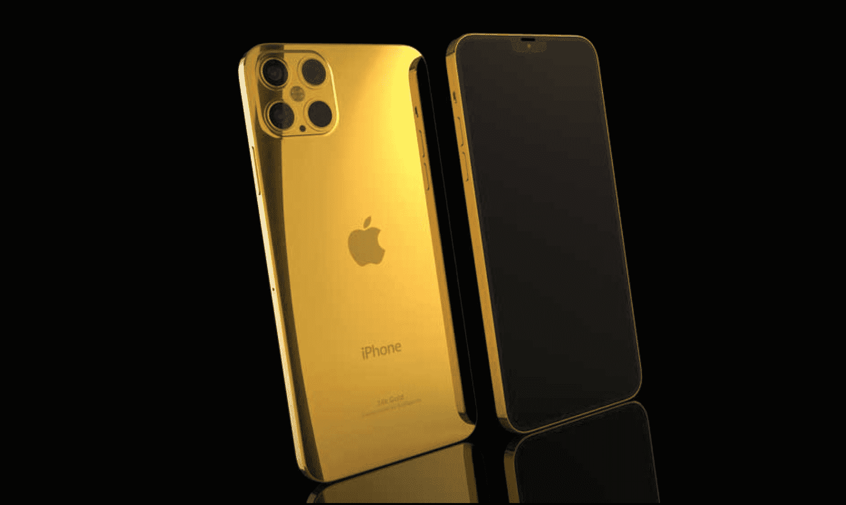 iPhone 12 Pro in 24K Gold