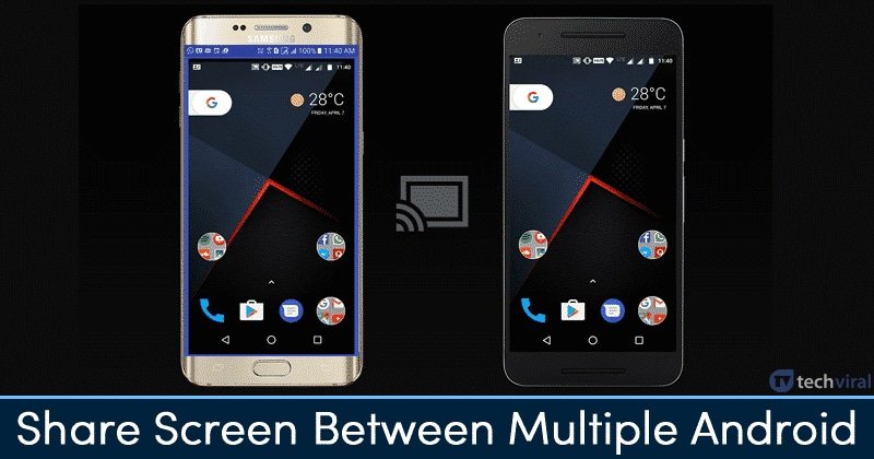 Как поделиться экраном между несколькими устройствами Android