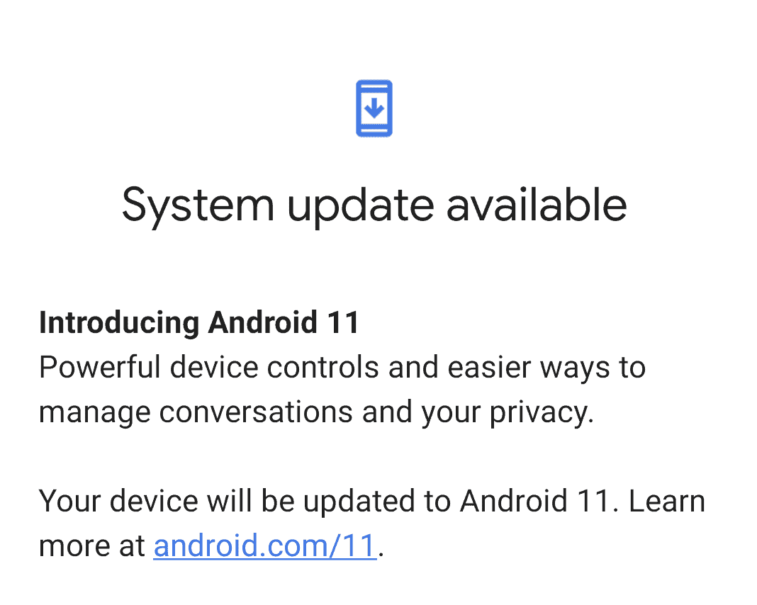Android 11 OTA сейчас развертывается на пикселях