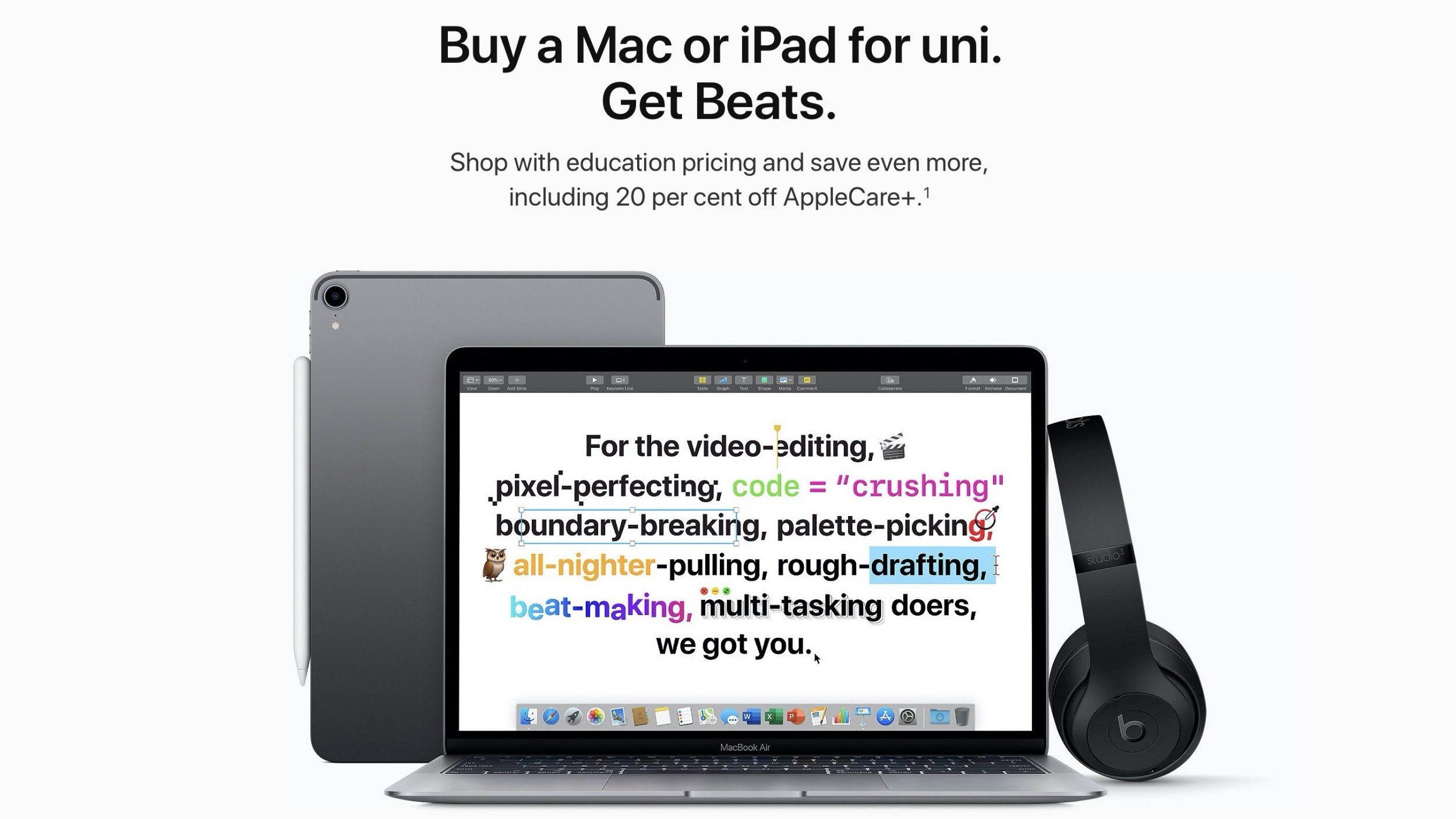 Apple Offers Free Beats Headphones in 'Back to Uni' Promo