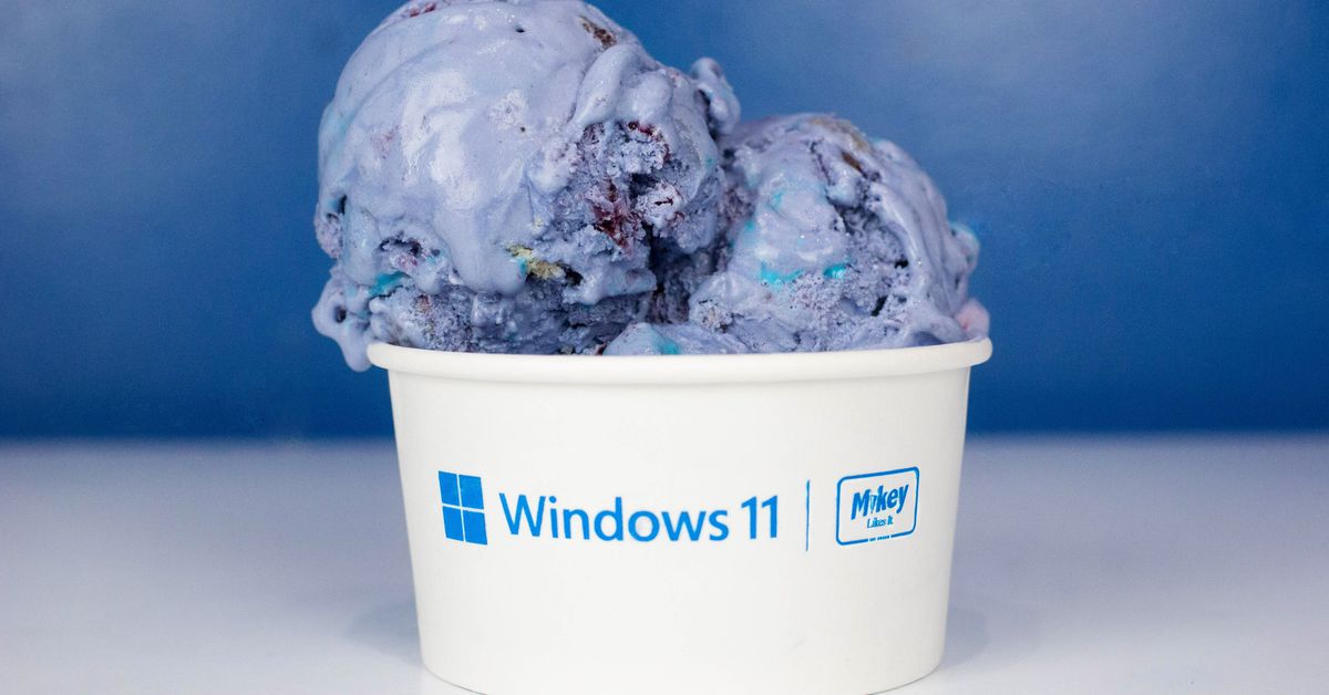 Microsoft раздает бесплатно Windows 11 мороженого в Нью-Йорке сегодня