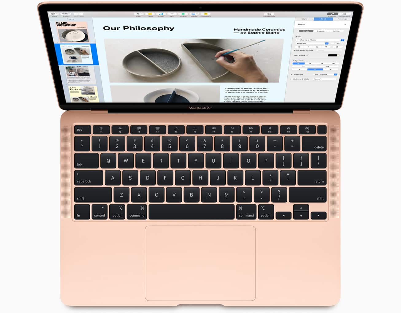 MacBook Air with updated keyboard