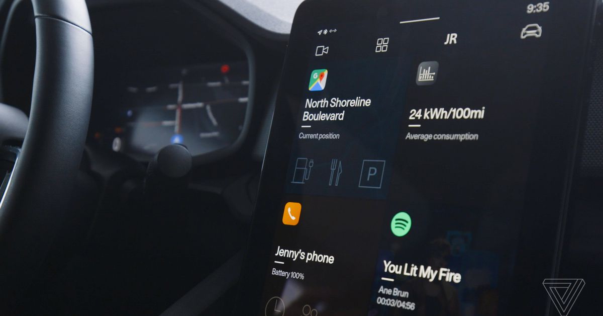 Android Auto получает новый облик, чтобы не отвлекать внимание от машины.