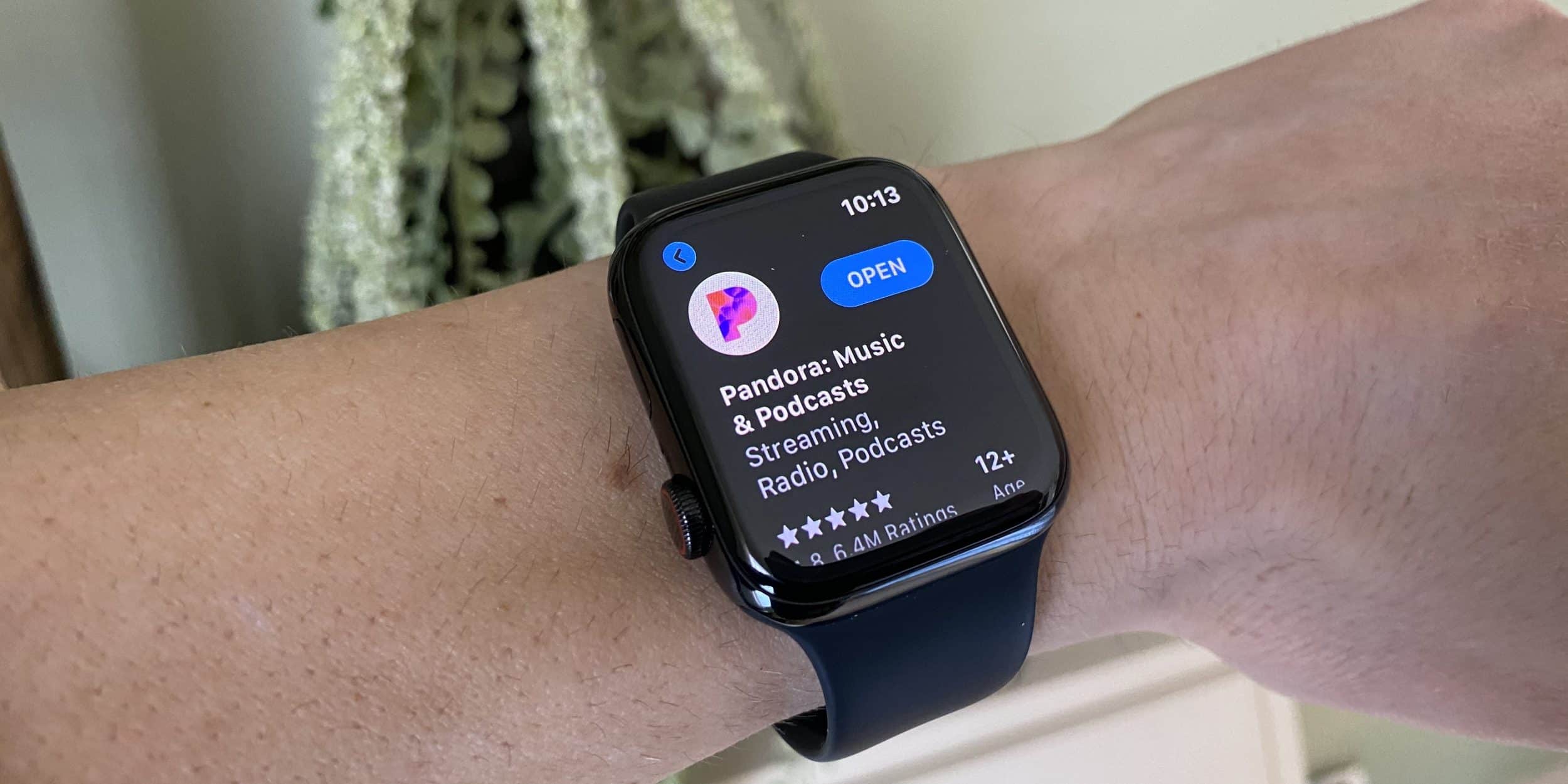 Apple Watch Приложение «Пандора» теперь поддерживает Siri.