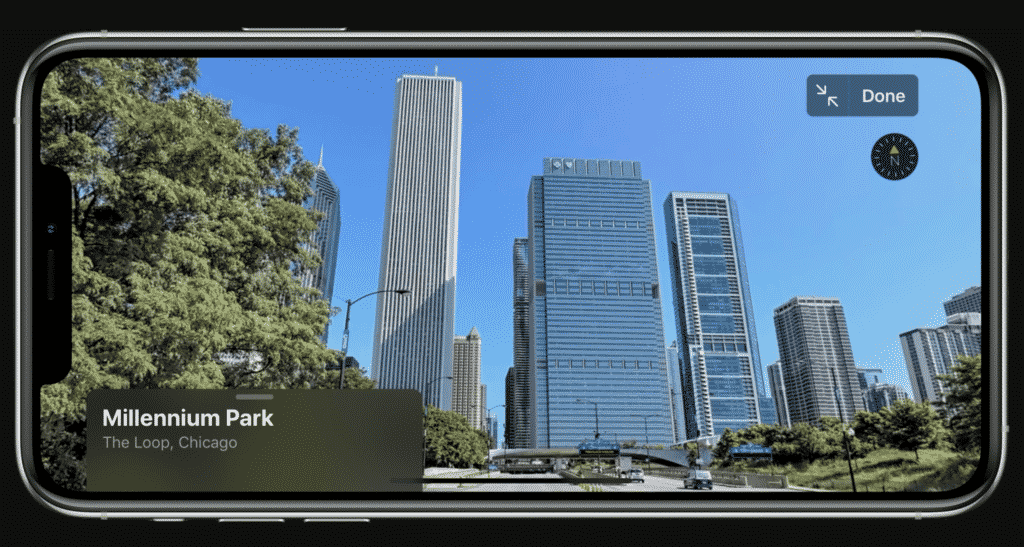 Apple добавляет Чикаго в функцию «Осмотреться» в Apple Карты 1