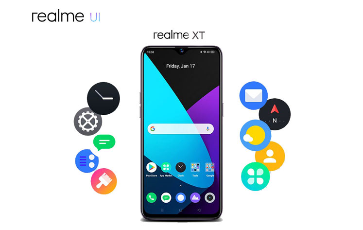 Realme XT начинает получать Realme UI и Android 10 Update
