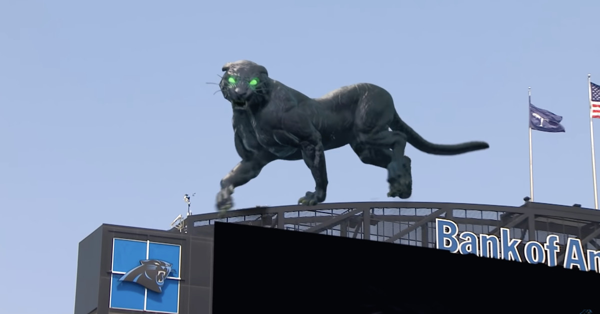 Вот технология, стоящая за гигантским котом дополненной реальности Carolina Panthers