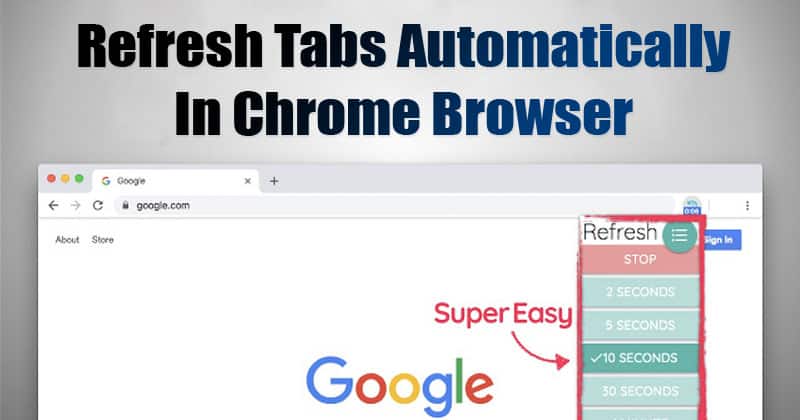 Как автоматически обновлять вкладки в браузере Chrome