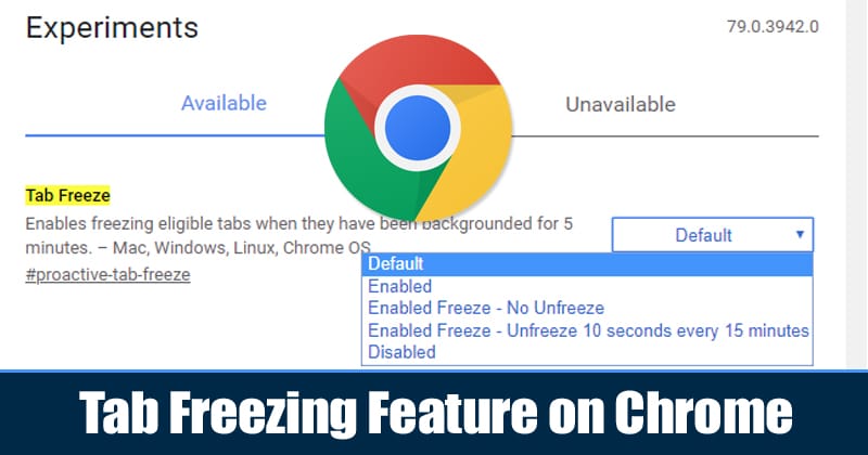 Как включить & amp;  Используйте функцию замораживания вкладок в Chrome