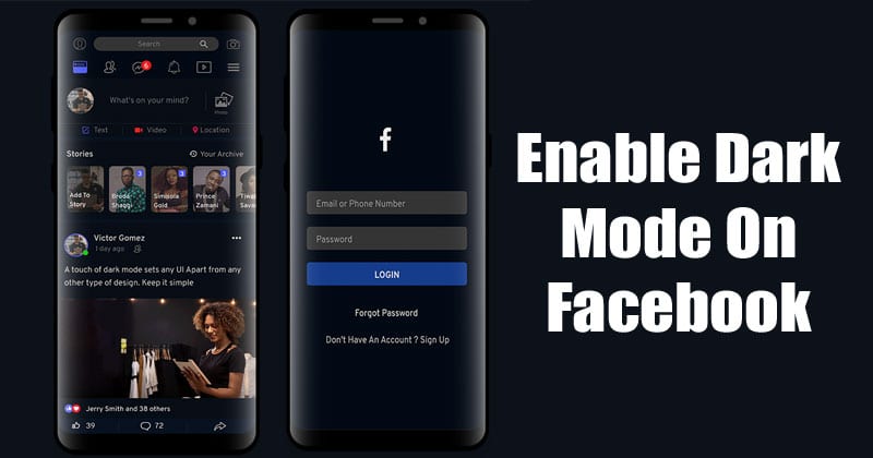 Как включить темный режим на Facebook Приложение для Android