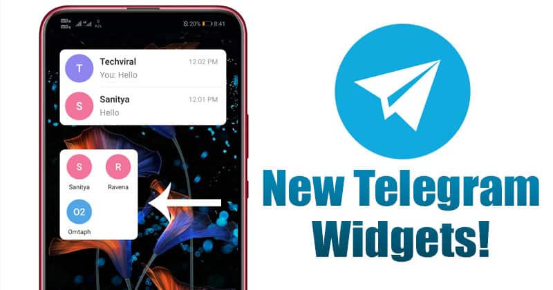 Как использовать скрытый виджет главного экрана Telegram на Android