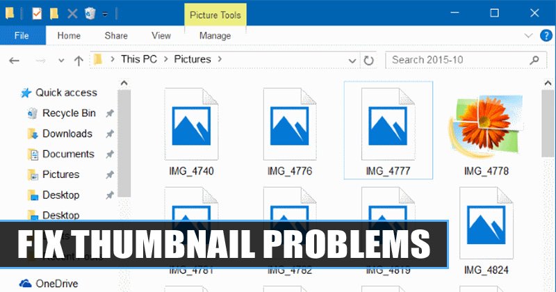 Как исправить проблемы с миниатюрами на Windows 10 Компьютер