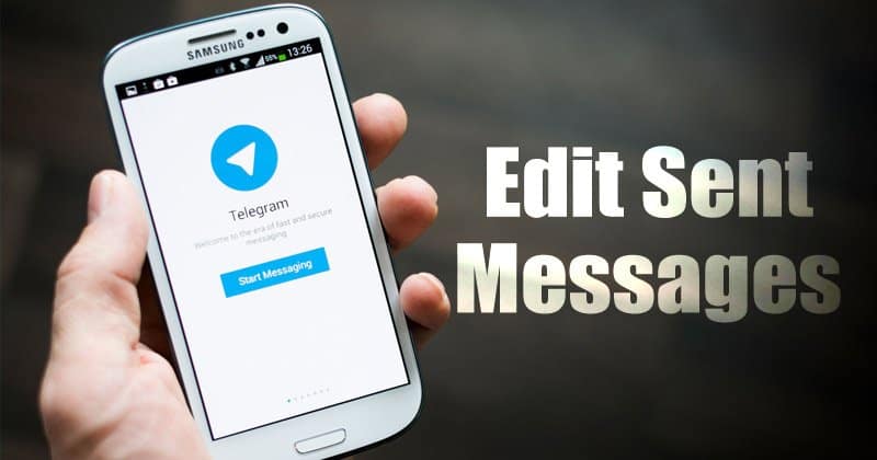 Как редактировать отправленные сообщения в Telegram для Android