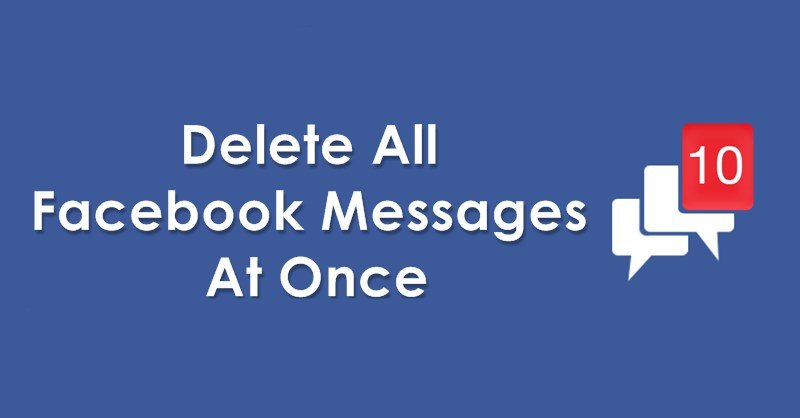 Как удалить все Facebook Сообщения сразу