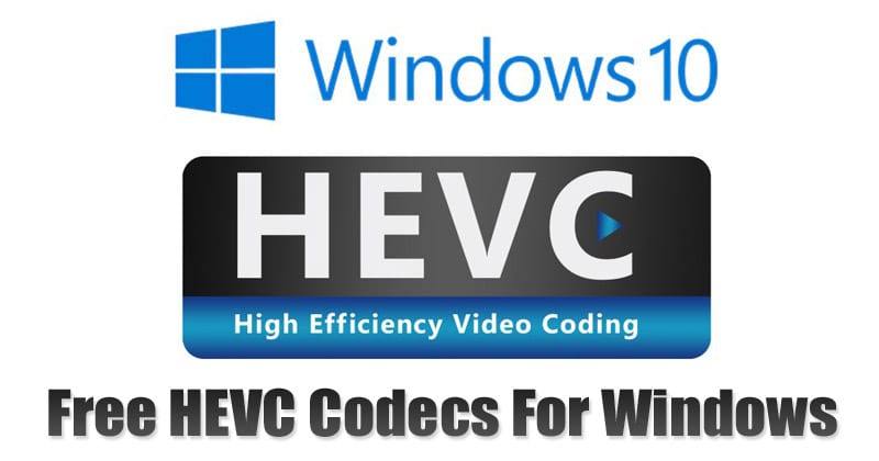 Как установить бесплатные кодеки HEVC на Windows 10 Компьютер