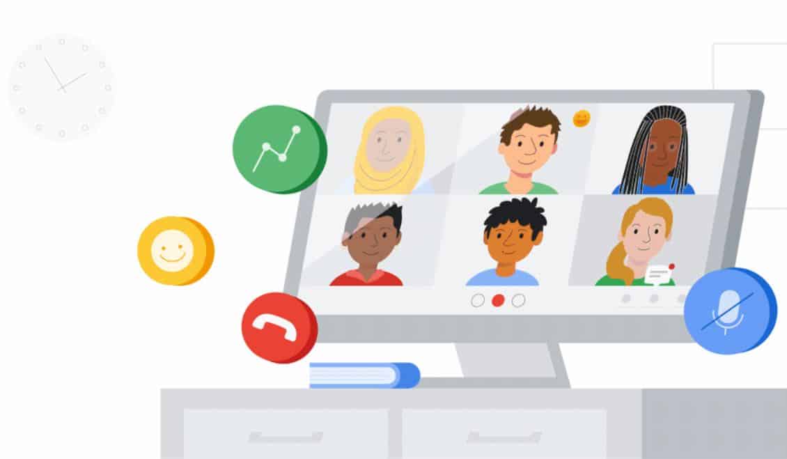 Новое обновление Google Meet предлагает приветственные и забавные функции