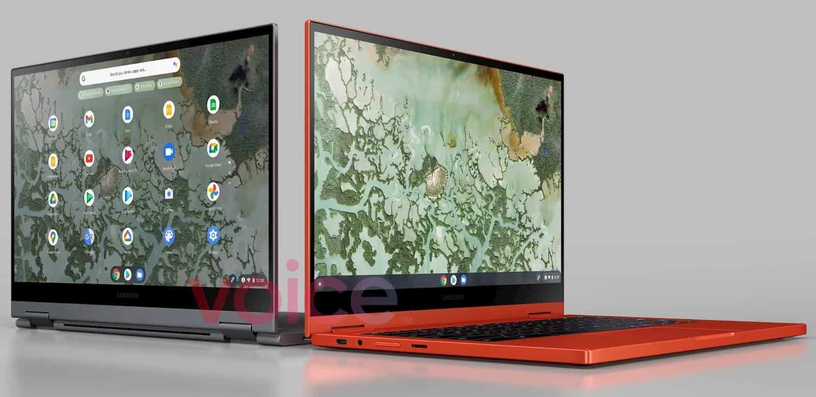 Новый Самсунг Galaxy Изображение Chromebook 2 указывает на внутренние изменения
