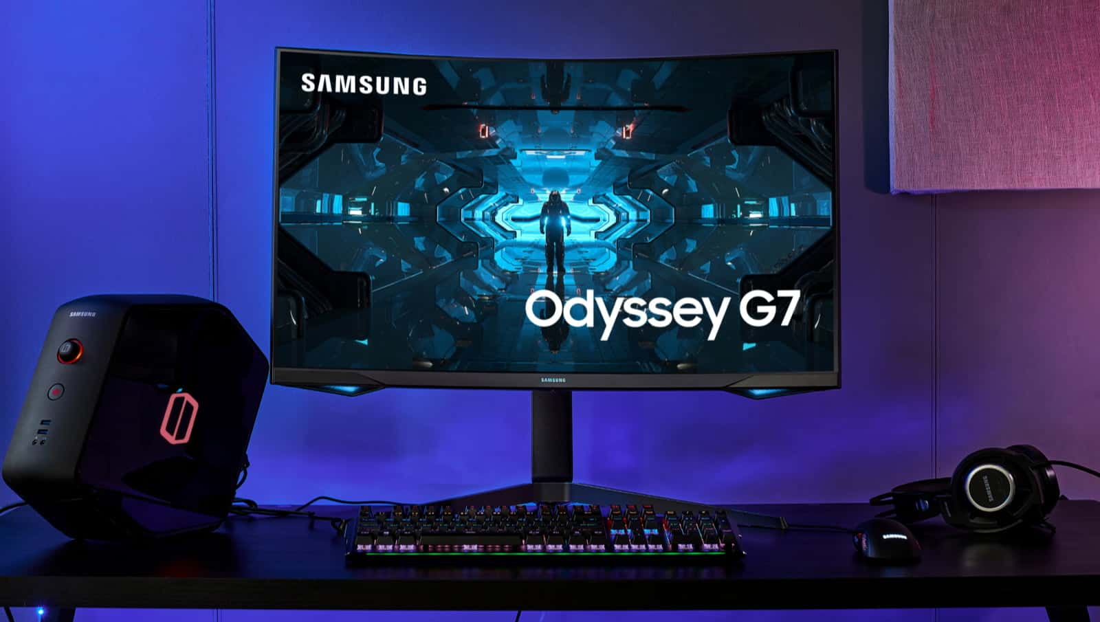 Сегодня выпускается пышный игровой монитор Samsung Odyssey G7