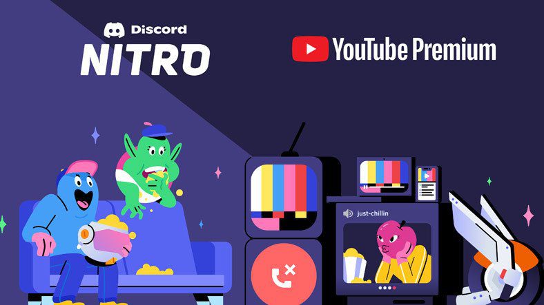 3 месяца бесплатно для подписчиков Discord Nitro YouTube Премиум