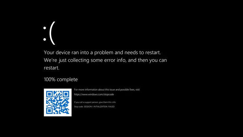 Windows 11 Делает историю ошибок синего экрана