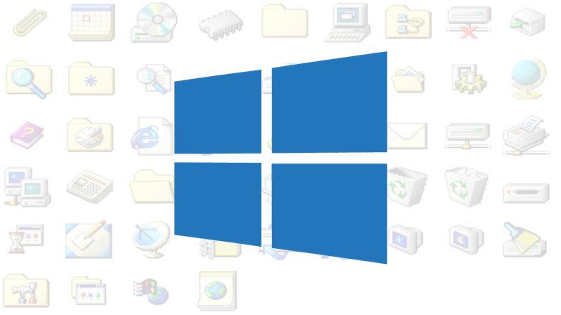 Windows Обновление значков приложений с версии 95