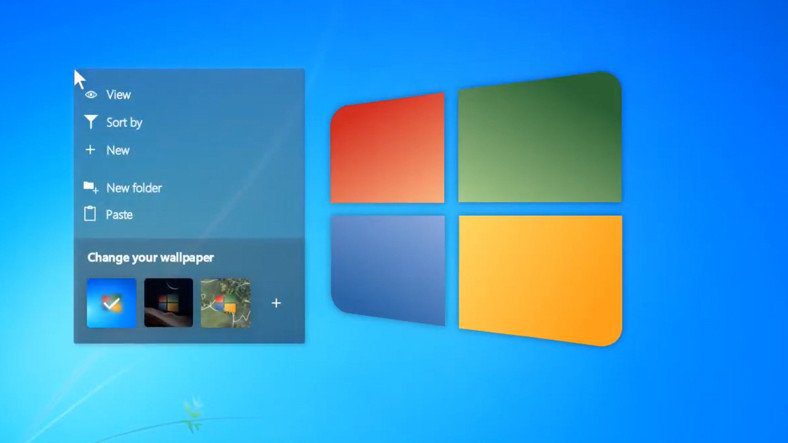 Windows 7 Концепция издания 2020 г. (видео)