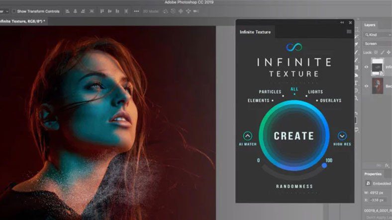 Photoshop анонсирует панель текстур на базе искусственного интеллекта
