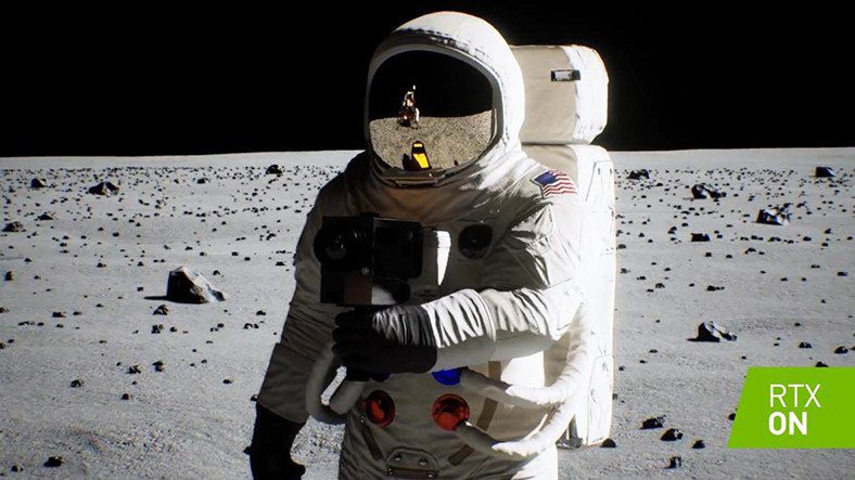 Nvidia смоделировала высадку на Луну с помощью технологии RTX