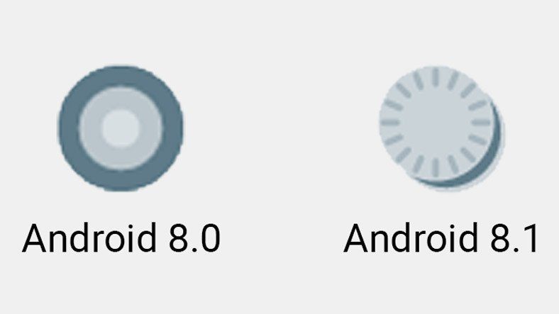 Android 8.1'le birlikte Gezinme Çubuğu Simgesi Değişti
