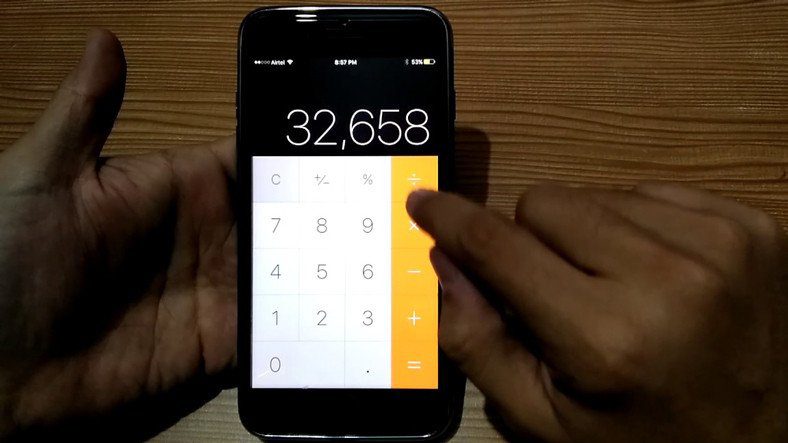iOS 11 ломает калькулятор iPhone