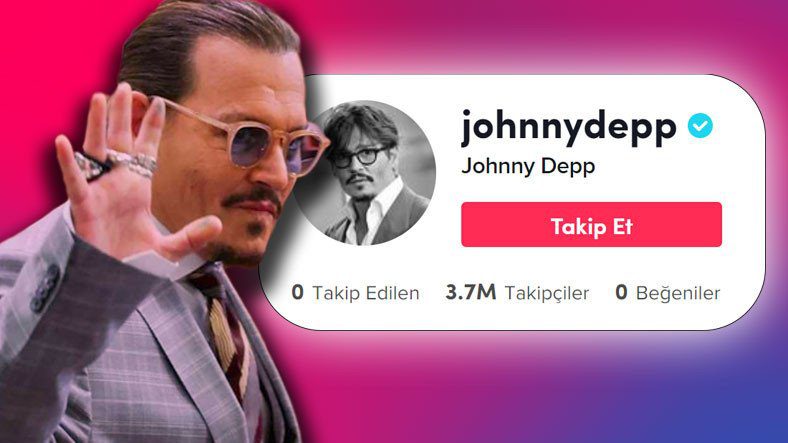 Джонни Депп открывает аккаунт в TikTok