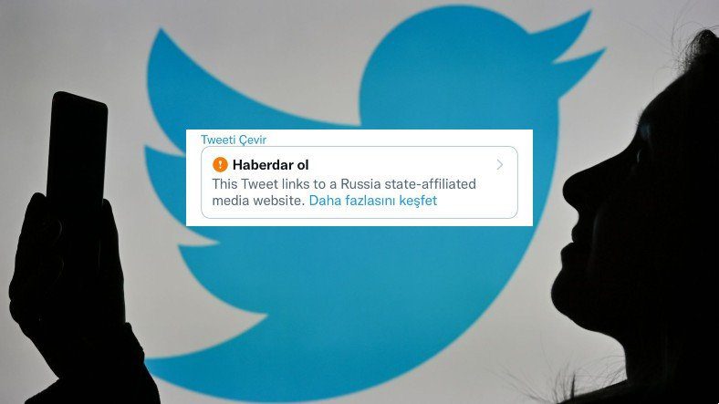 TwitterПокажет предупреждение в твитах российских СМИ