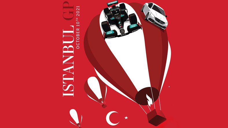 Команда Mercedes F1 неправильно нарисовала турецкий флаг