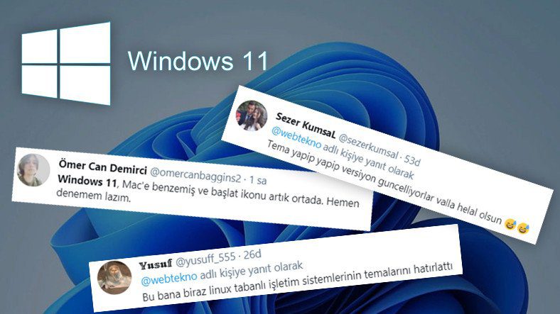Windows Реакции на 11 из социальных сетей
