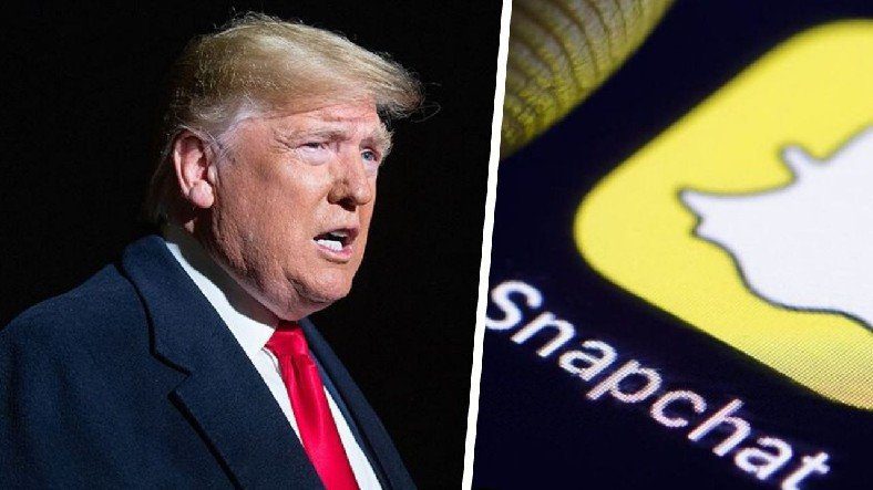 Snapchat заблокировал аккаунт Дональда Трампа на 12 часов
